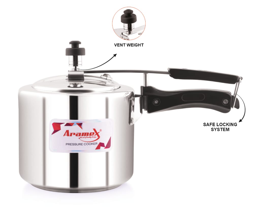 Aramex Aluminium Pressure Cooker Inner Lid 3 Ltr view 2