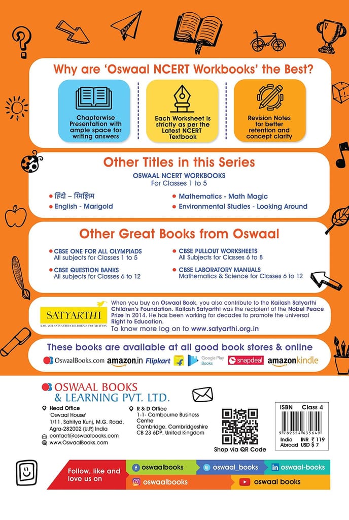 Oswaal NCERT Workbook English (Marigold) Class 4 (For Latest Exam) [Paperback] Oswaal Editorial Board [Paperback] Oswaal Editorial Board view 2