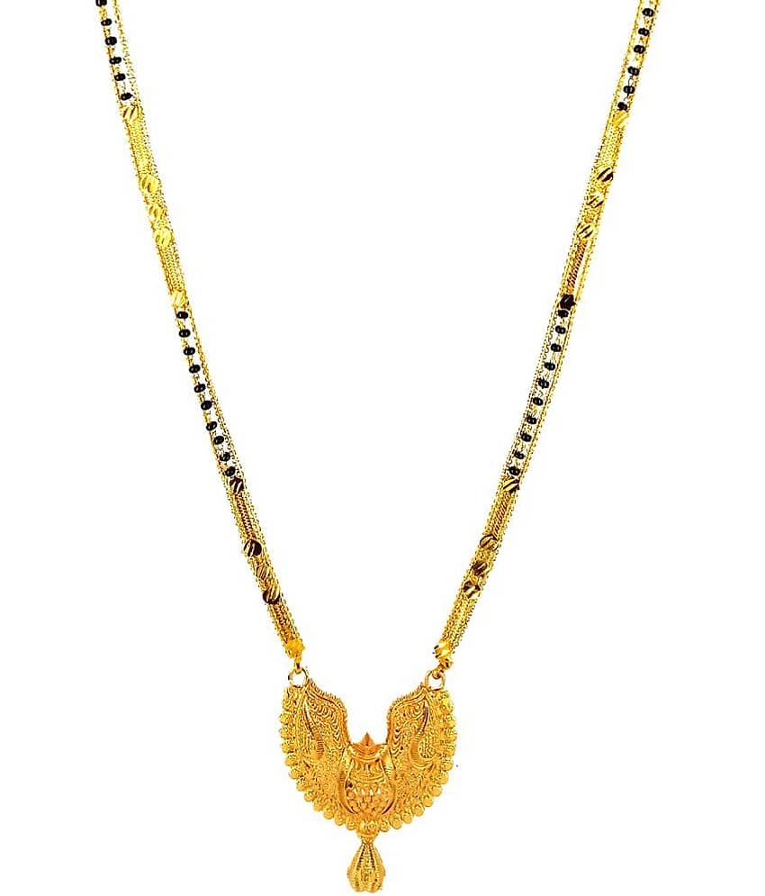 JIPPA - Golden Mangalsutra ( Pack of 1 ) view 2
