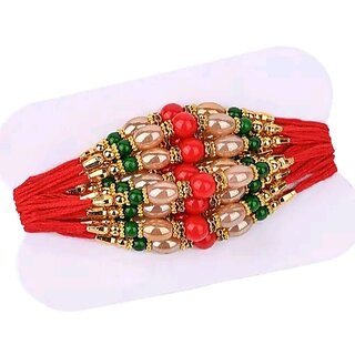 (Pack of 12) CHARKEE Fancy 12 Bhaiya Bhabhi Rakhi (Multicolour) view 2