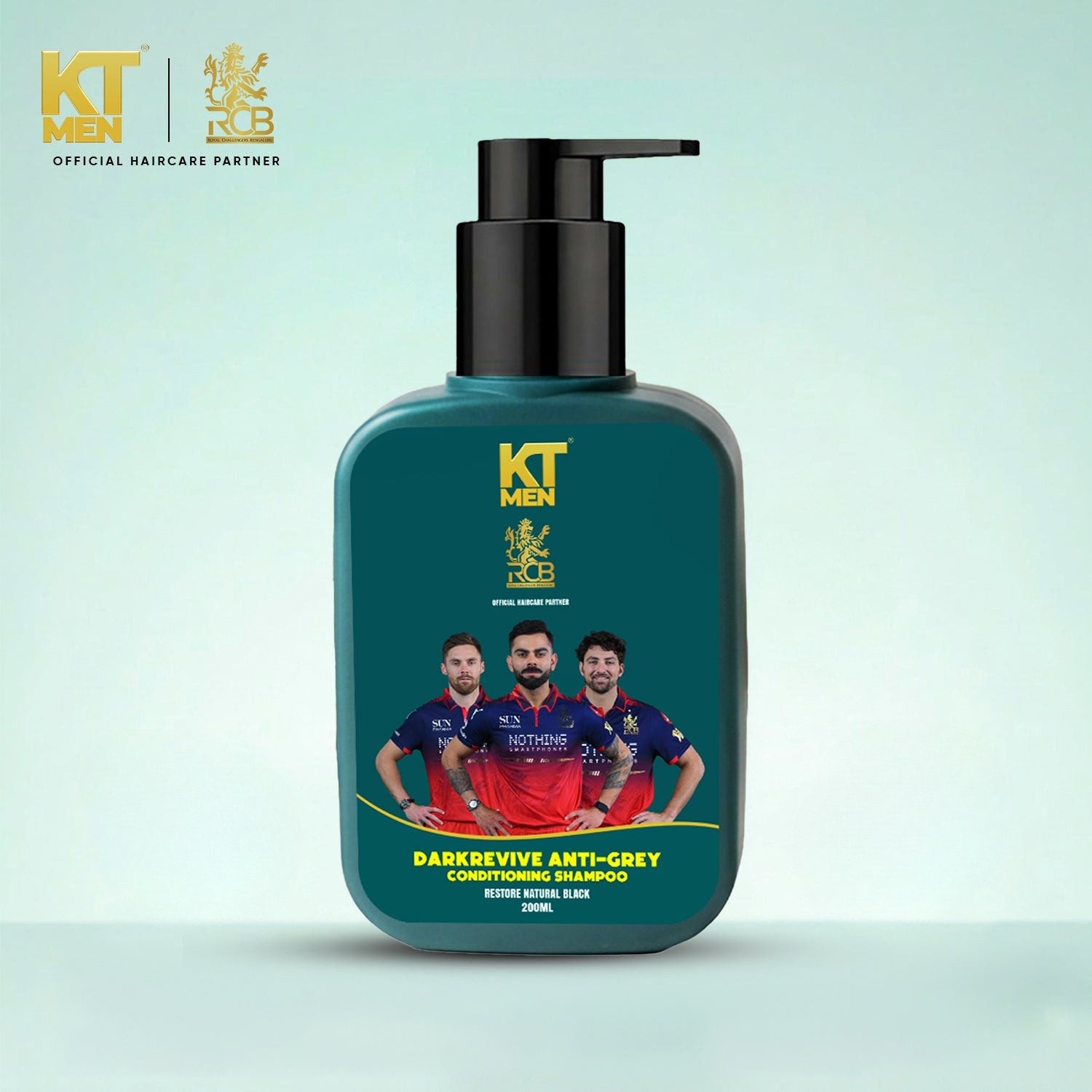 KT Men 2in1 Dark Revive Anti Grey (Shampoo + Conditioner) - 200ml view 2