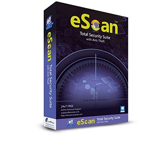 eScan Total Security Suite Antivirus 1 User 1 Year