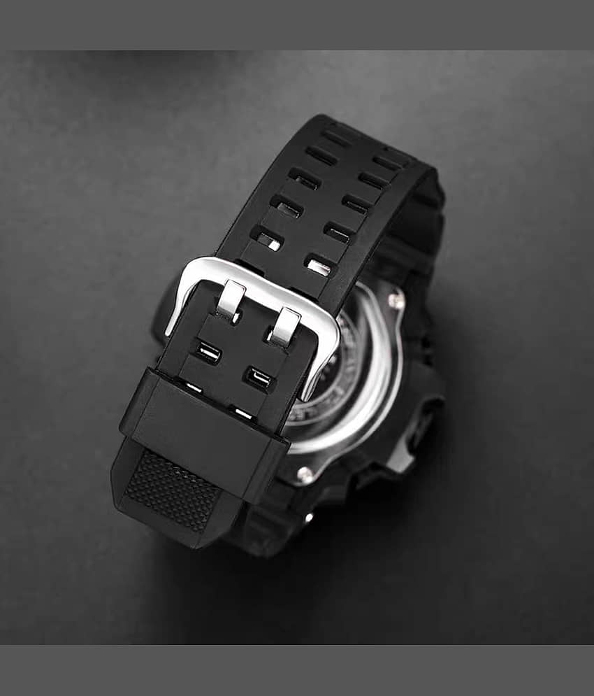 Trex Black Silicon Digital Men's Watch view 2