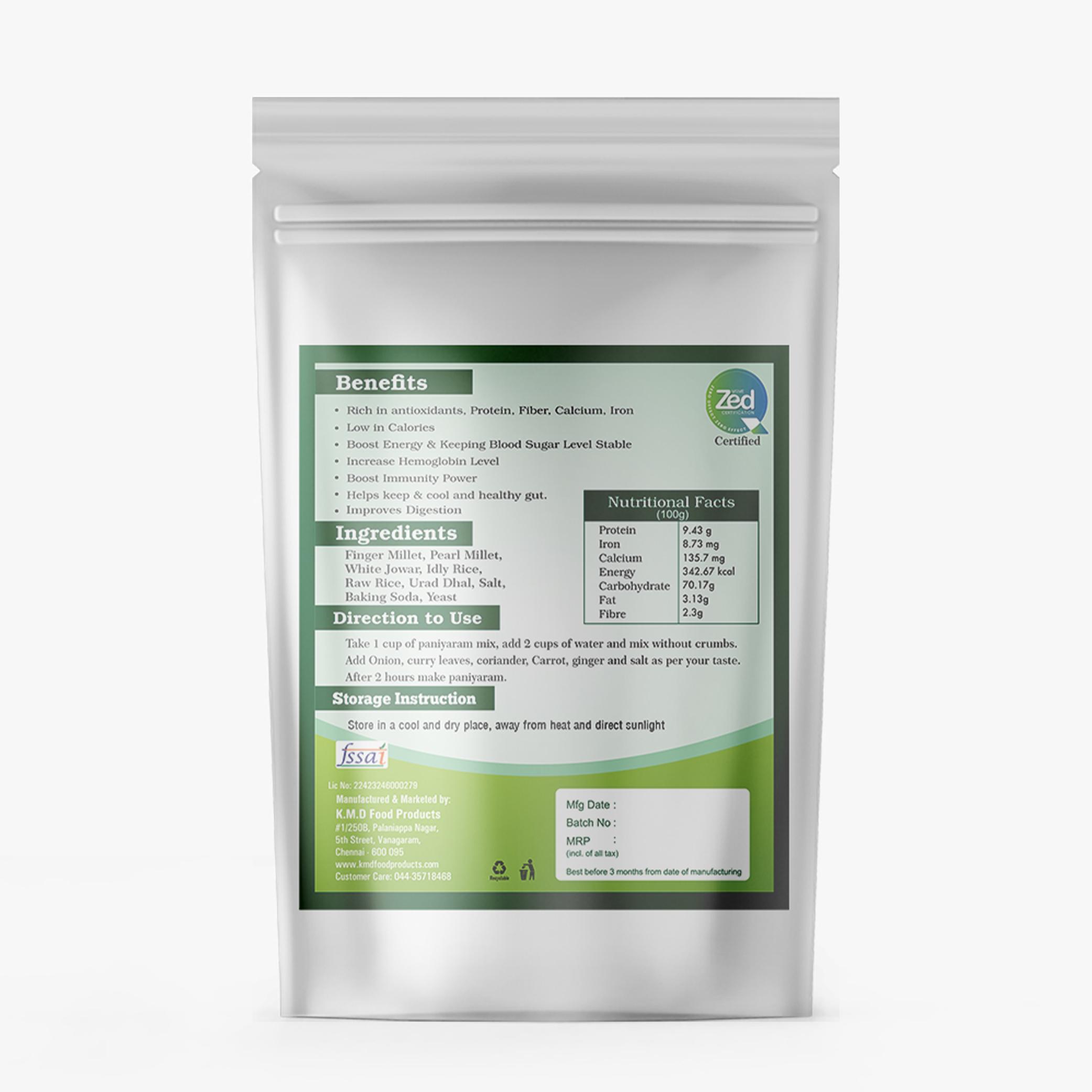 MULTI MILLET PANIYARAM MIX 250g view 2