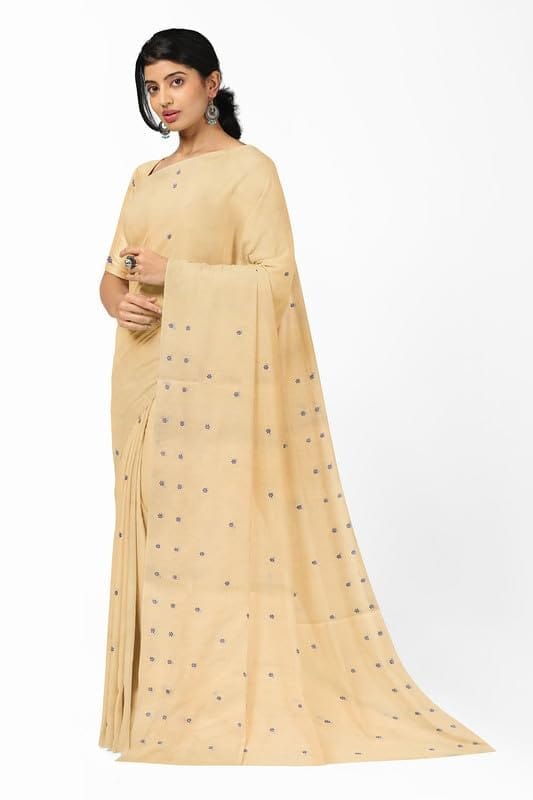 APCO Handloom - Women's Rahajmundry Pure Cotton Grey Handloom Saree (Angara Handloom Saree) 37 view 2