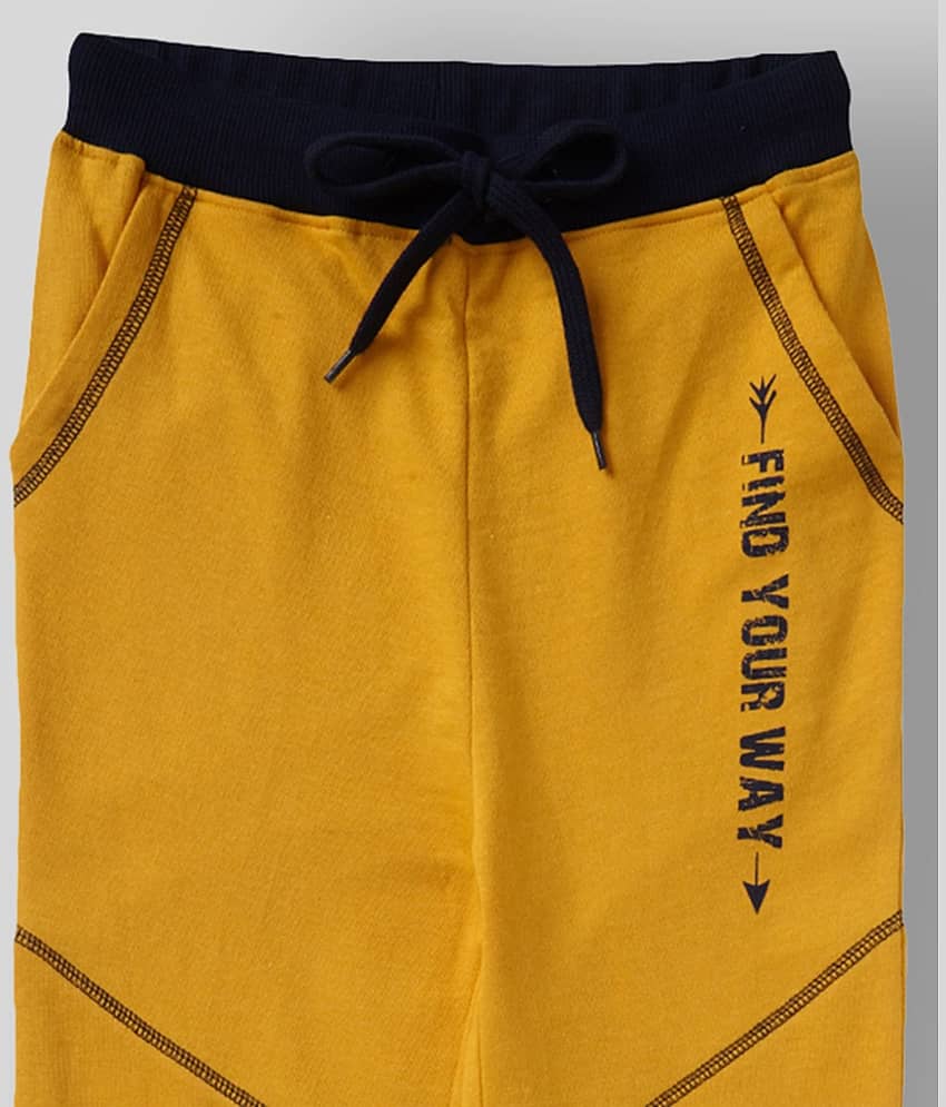 Cub Mcpaws Pack of 1 Boys Cotton Blend Trackpant ( Yellow ) view 2