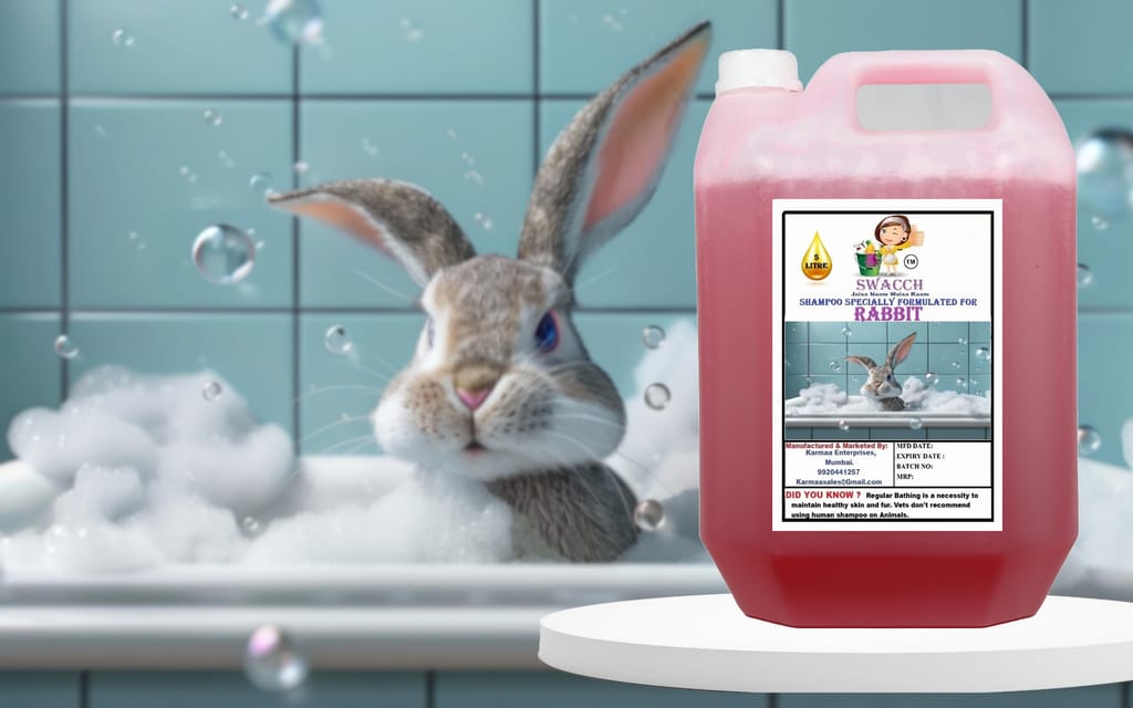 Swacch Shampoo Specially Formulated for Rabbit (5 Litre) Jasmine view 2