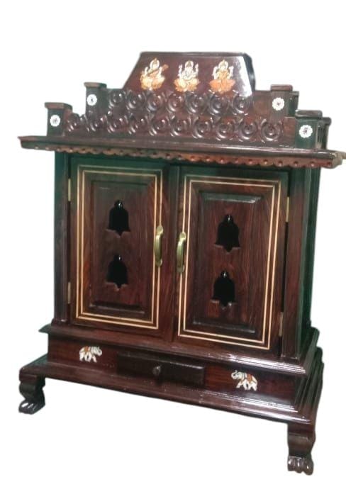 Wooden Temple for Home | Handcrafted Pooja Mandir