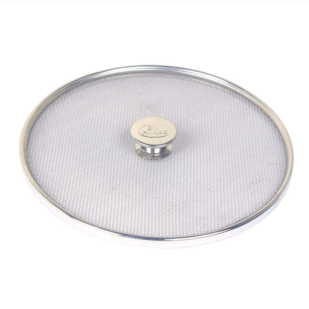 Stainless Steel Multipurpose Net Cover/Lid/Strainer/Splash & Splatter Gurard/Milk cover/Steel Jali (Combo Pack of 3) view 2
