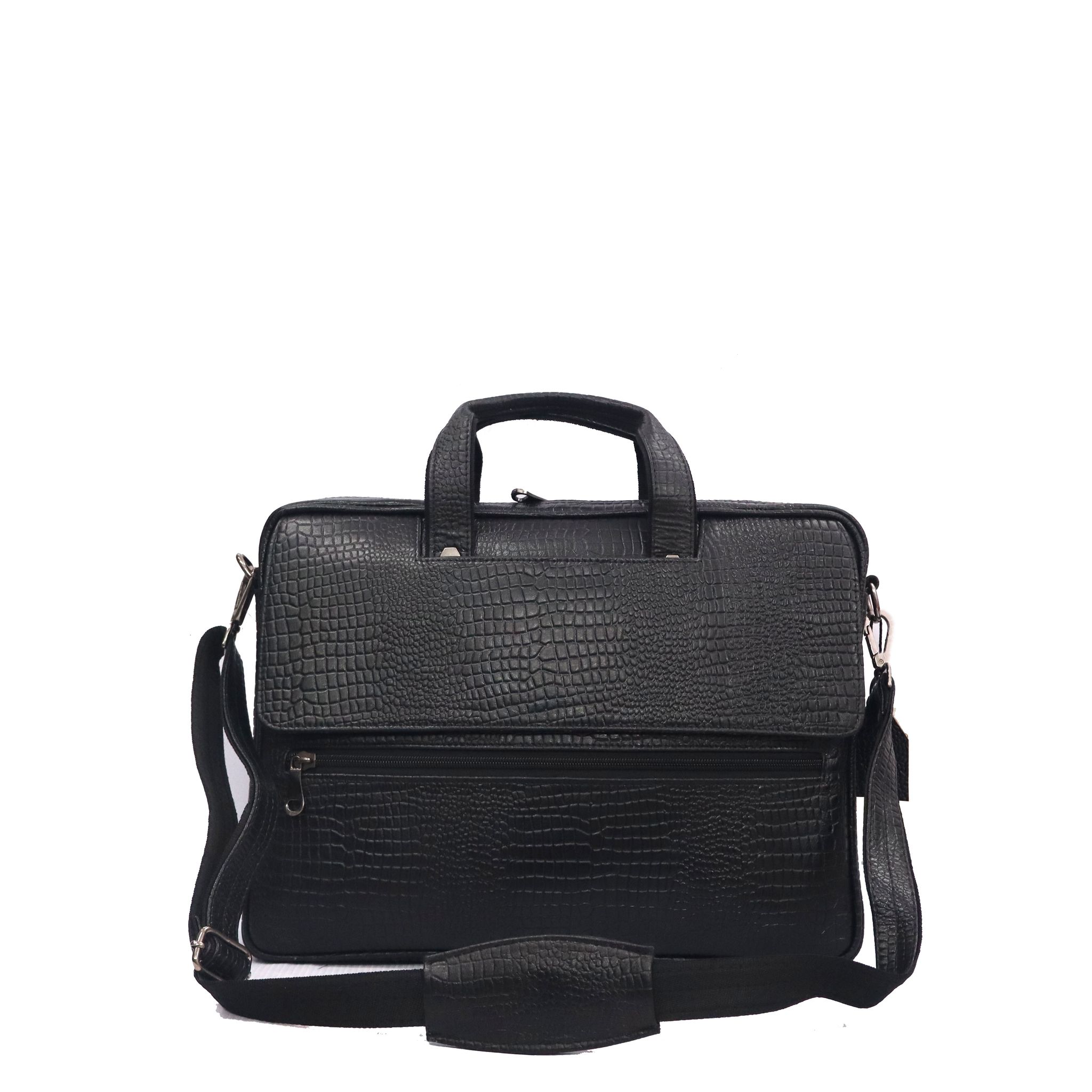 FHS Genuine Leather Office Bag - Brown | Laptop bag for Men