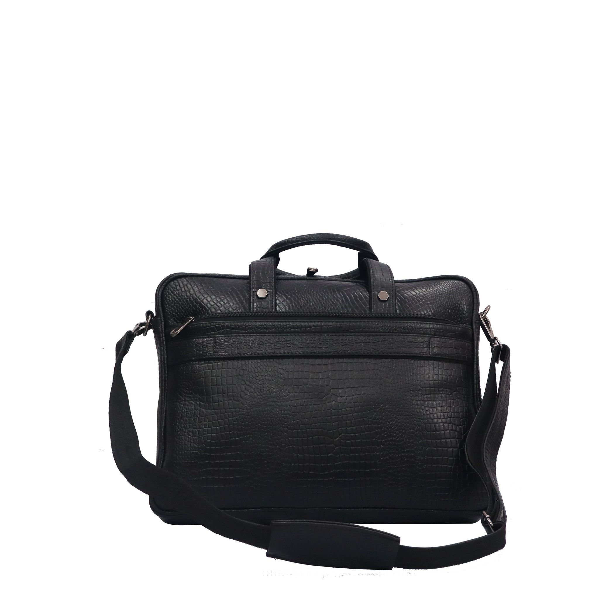 FHS Genuine Leather Office Bag - Brown | Laptop bag for Men view 2