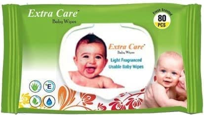 Alizee Extra Care Natural Baby Green Wipes with Lid 80 piece + Extra Absorb Pants Style Baby Diapers (50 Counts) | Combo of Diaper & Baby Wipes view 2