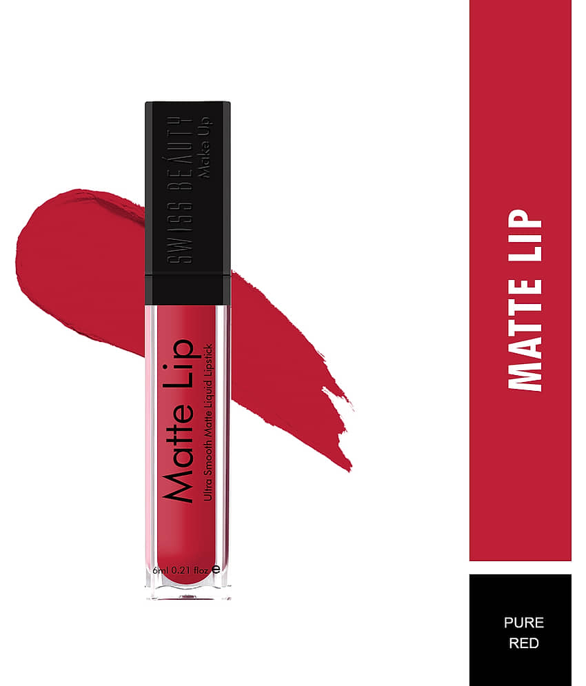 Swiss Beauty Matte Liquid Lipstick (Cafe), 6ml view 2