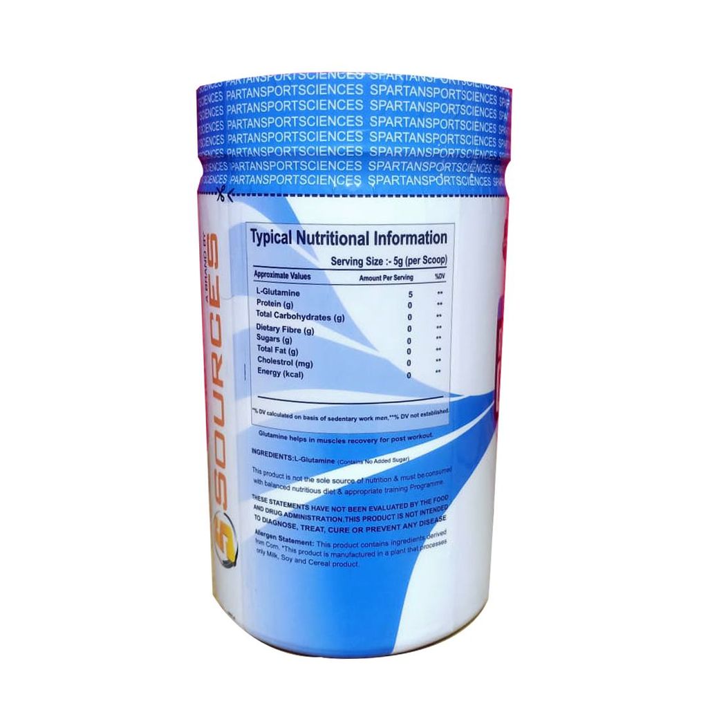 Spartan Sport Sciences Recovery Glutamine view 2