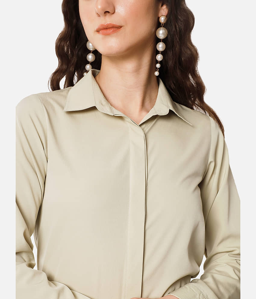 ALL WAYS YOU Women Solid Crepe Shirt ( Pink ) view 2