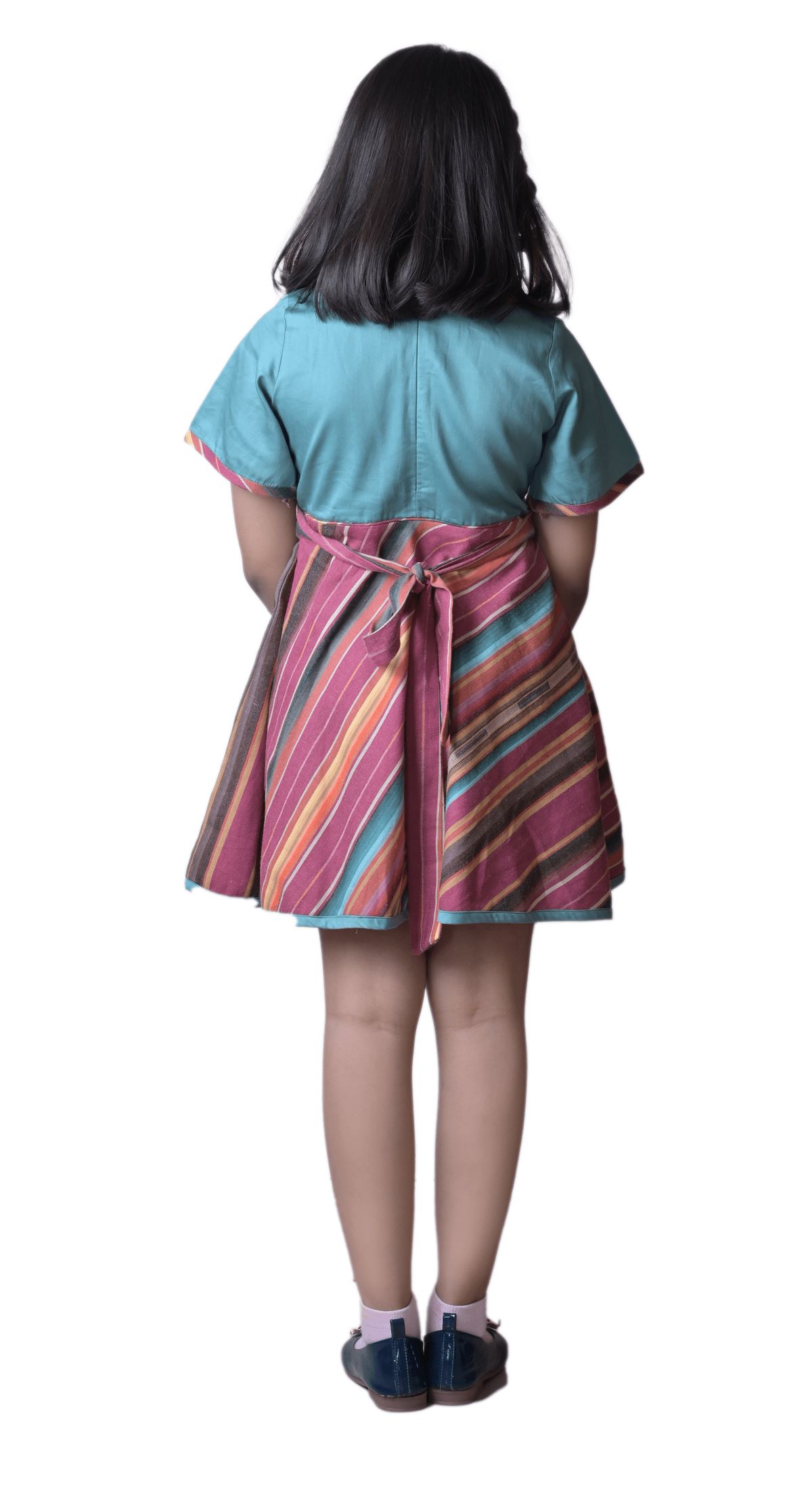 DE CHEVALERiE en Rouge - Sandpiper Coral Frock - Pink 7- 8 Years view 2