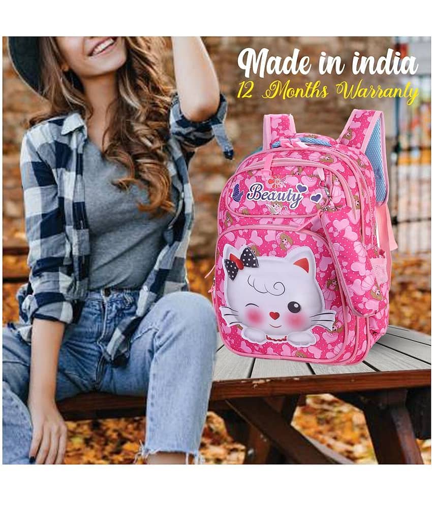 Tinytot 30 Ltrs Pink School Bag for Boys & Girls view 2