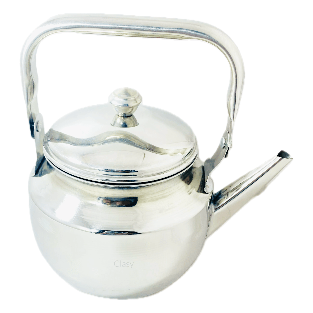 Tea Kettle Mirror Polish 100% Stainless Steel view 2