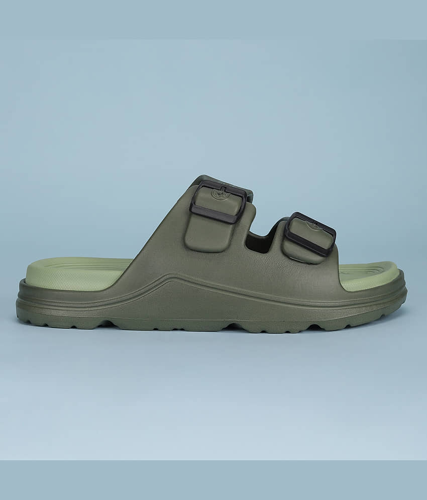 Avant BuckleStride Grey Men's Slide Flip Flop view 2