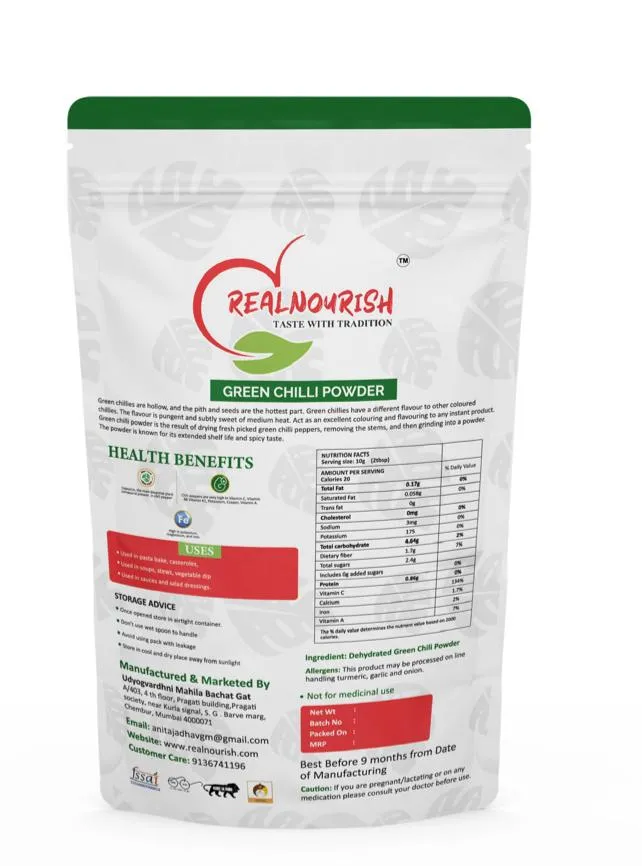 Green chilly powder 100 G view 2