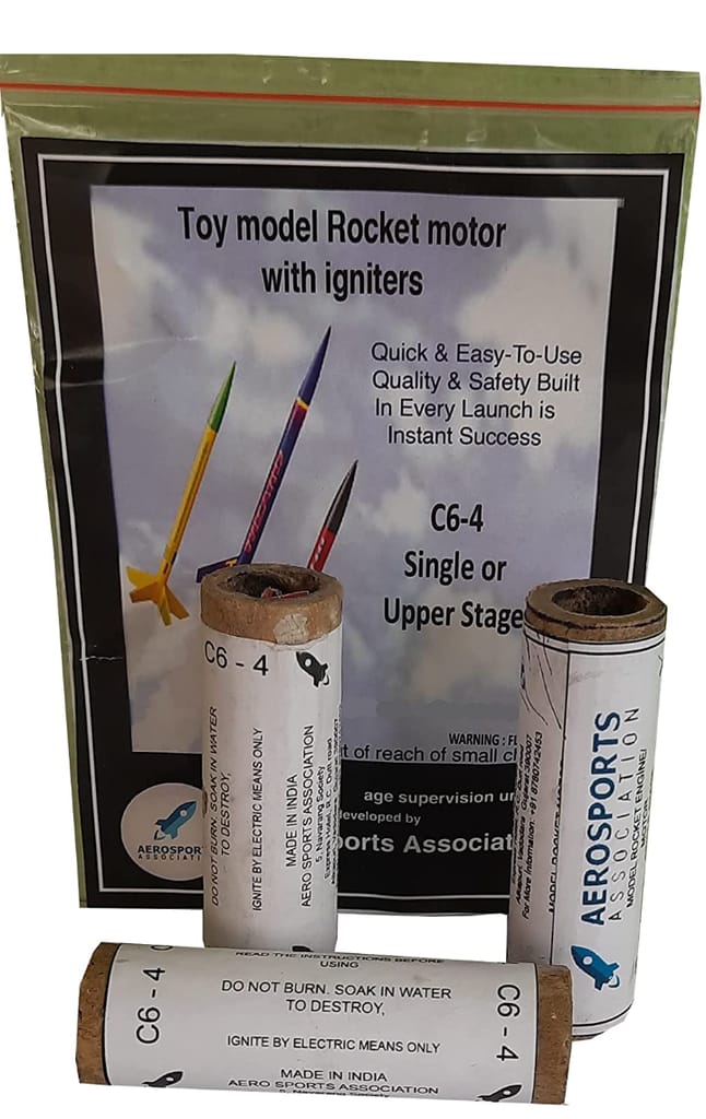 Toy Model rocket motors C Class (C6-4) view 2