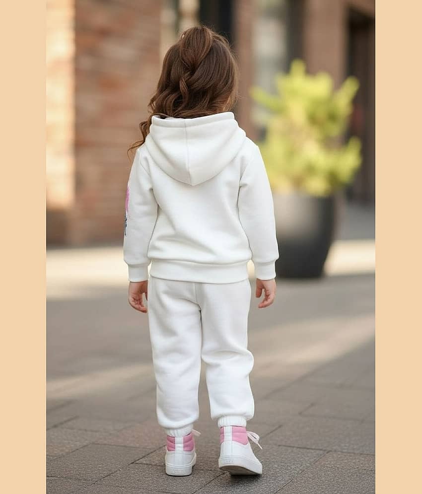 Mullick the designer Pack of 1 Baby Girls Cotton T-shirt & Pants ( White ) view 2