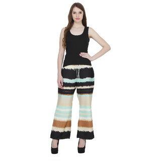 NIOMI Polyester Cotton Stylish Plazoo For Women / Girl