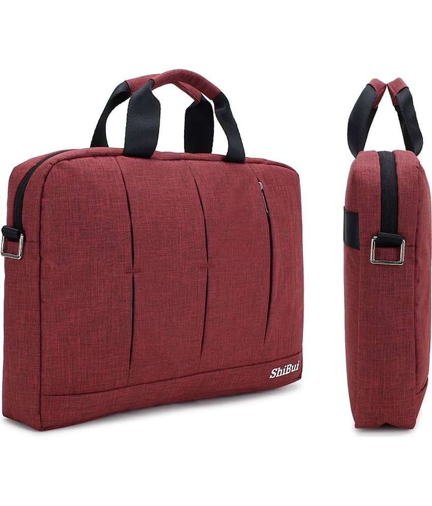 Shibui Maroon Laptop Sleeves view 2