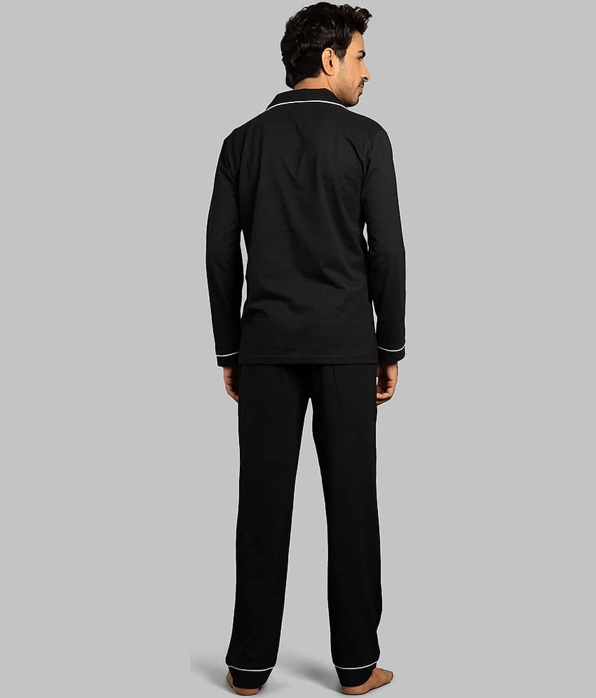 Nite Flite Pack of 1 Night sets For Men's ( Black ) view 2