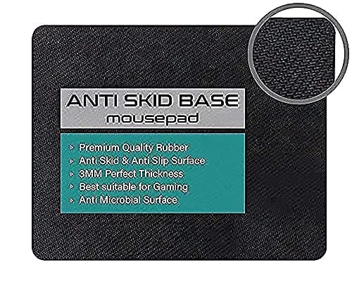 Mouse Pad with Stitched Edge, Premium Mousepad Washable Cloth. Computer Mouse Pad with Non-Slip Rubber Base, Mouse Pads for Computers Laptop Mouse 9x7.5x0.12 inch (Fox Print) view 2