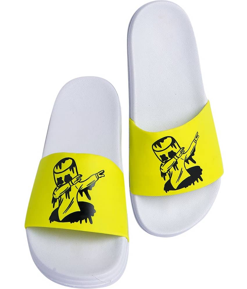 PERY PAO Blue Men's Slide Flip Flop view 2