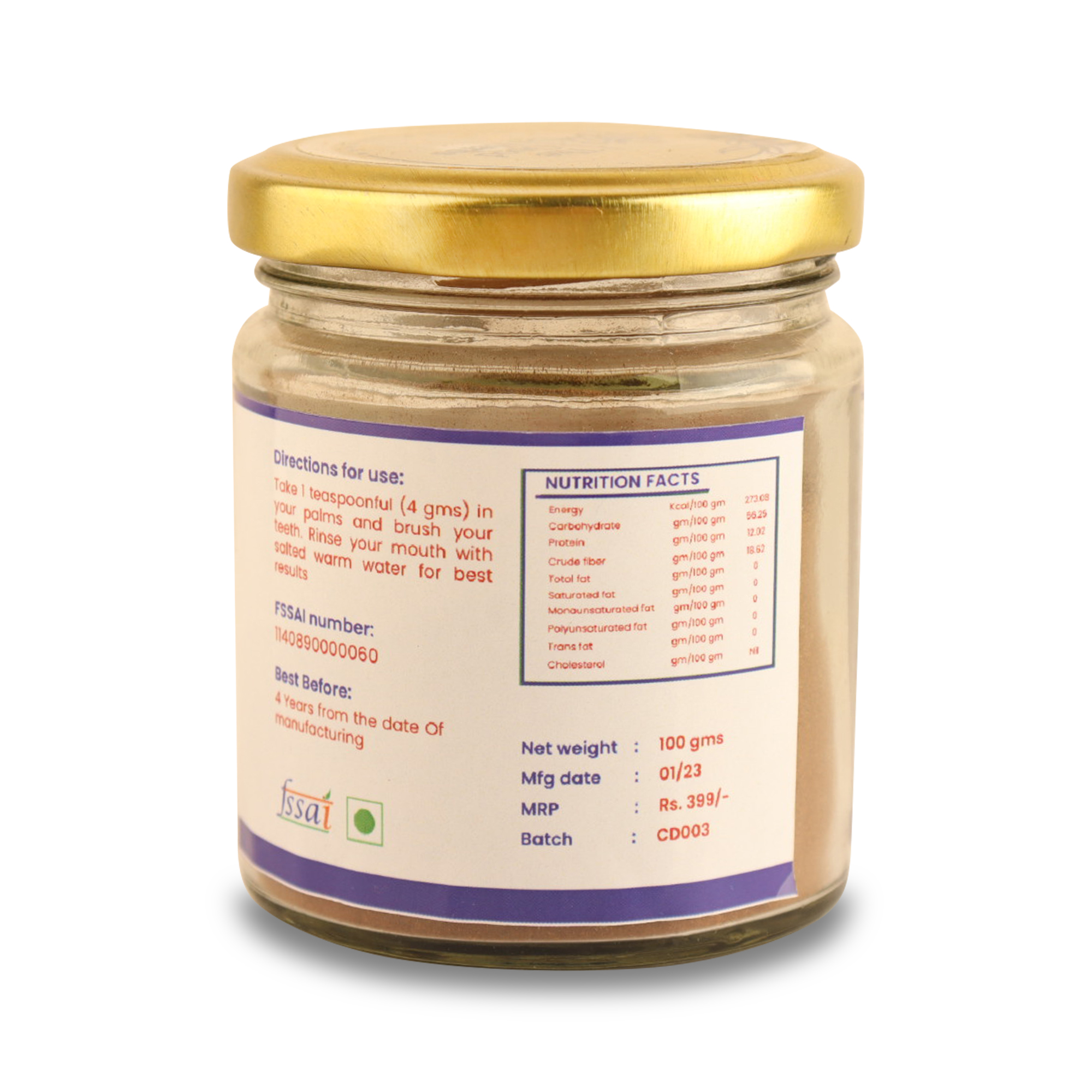 The Good Herbs Good 4 Teeth, 50 gm view 2