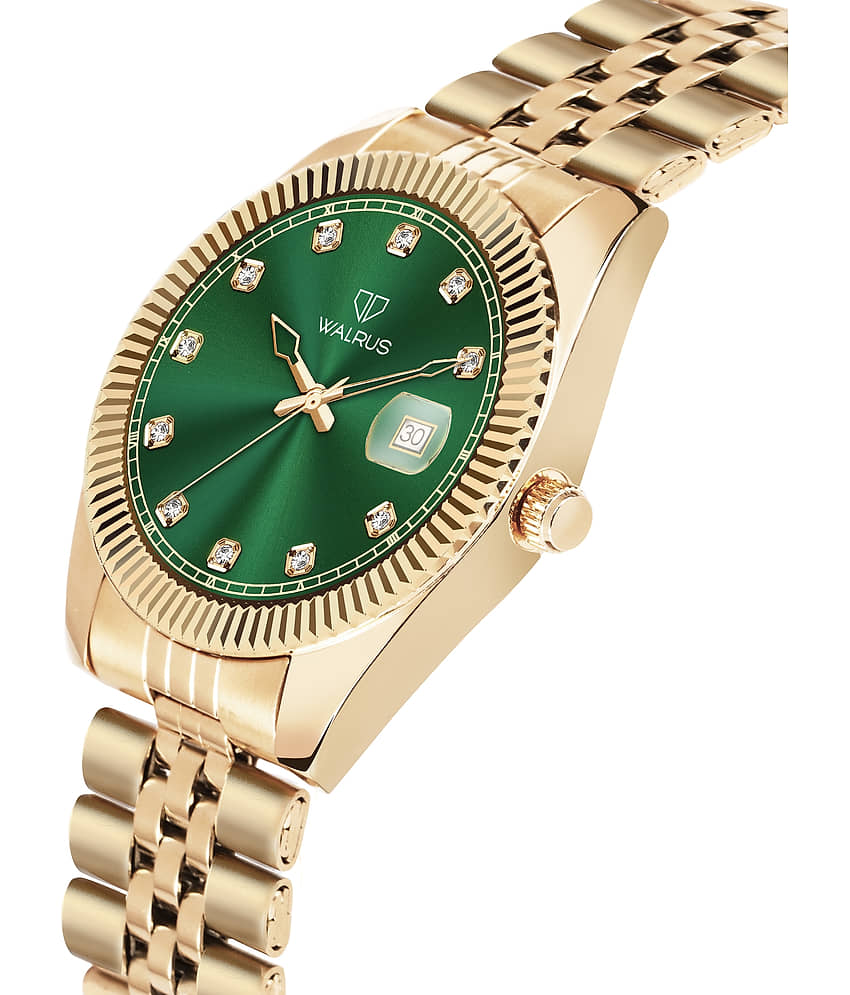 Walrus Gold Brass Analog Men's Watch view 2