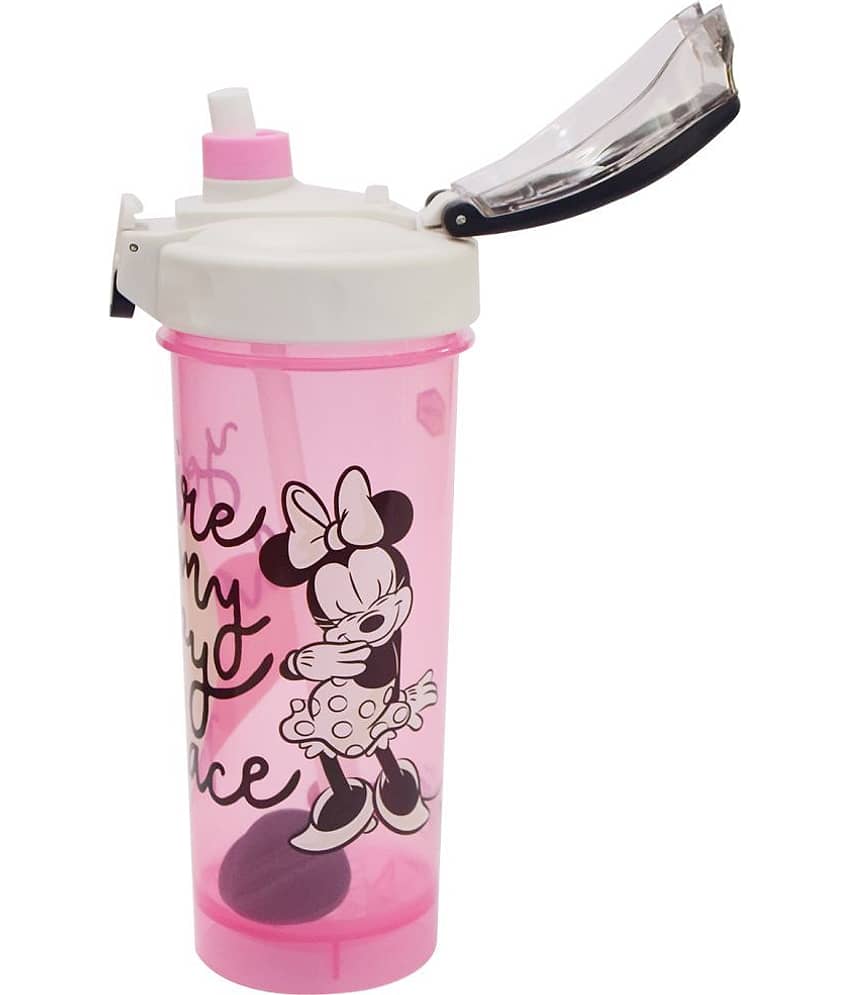Gluman - Disney Minnie Activo Pink Sipper Water Bottle 850 mL ( Set of 1 ) view 2