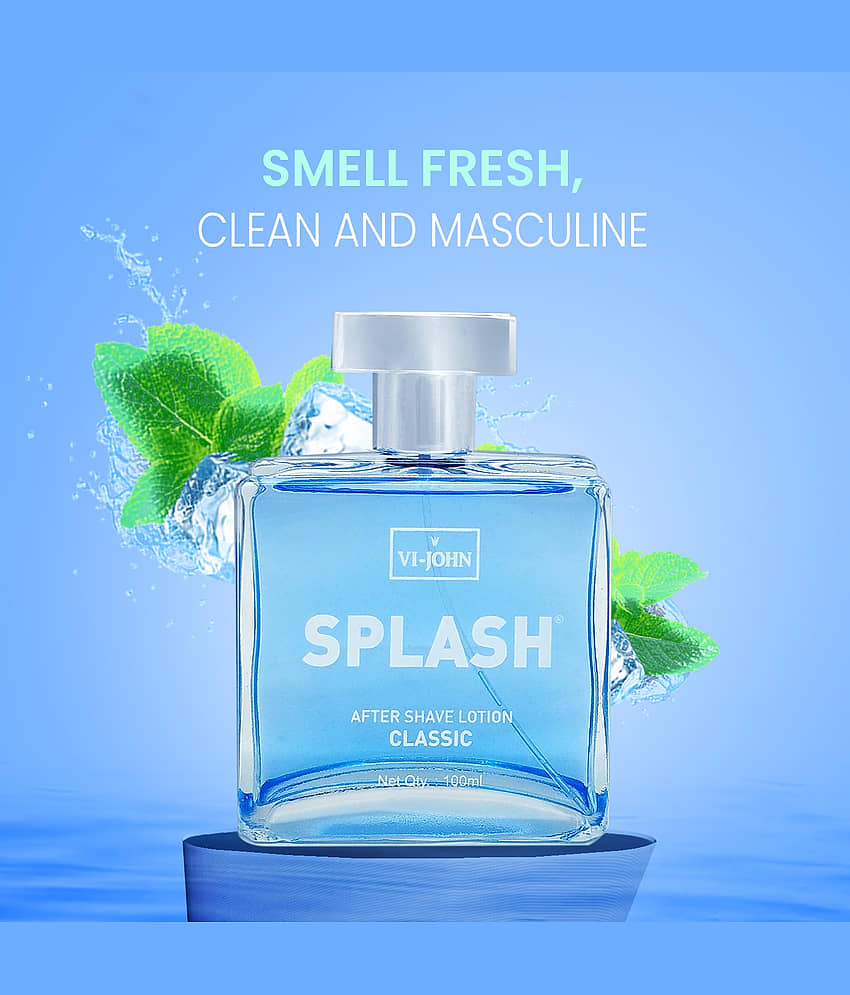 VI-JOHN Splash Classic After shave Lotion 100ml - Pack of 1 view 2