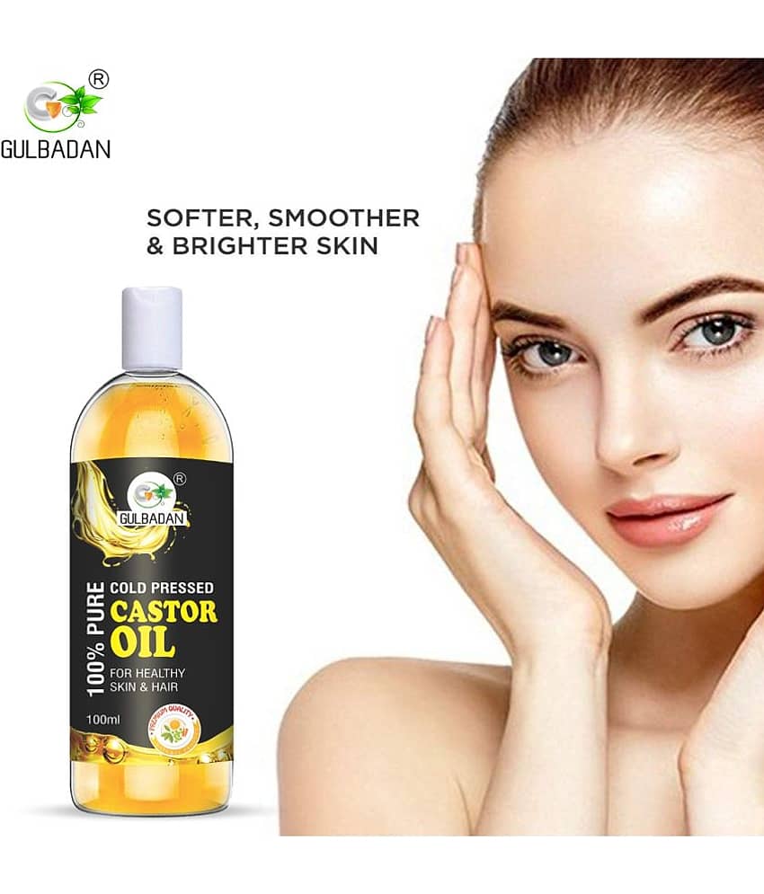 GULBADAN Cold-Pressed 100% Pure Castor Oil 100 mL view 2