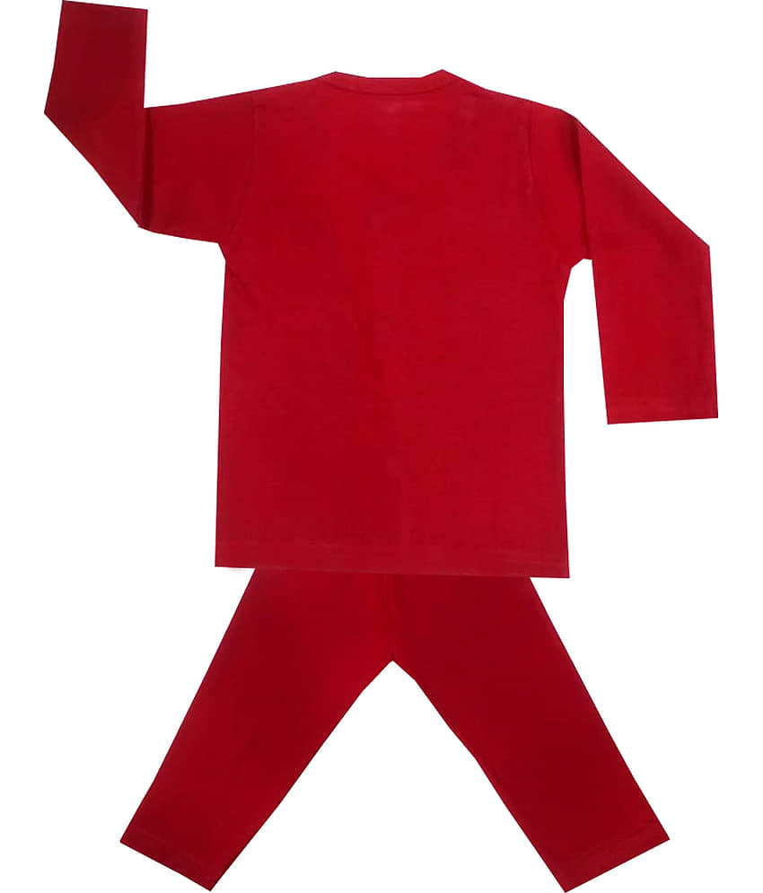 INFANT Unisex for Baby 100% Cotton ( Red ) view 2