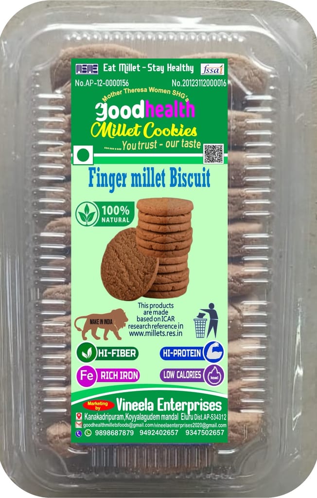 Good Health Millet Cookies - Finger Millet Biscuit
