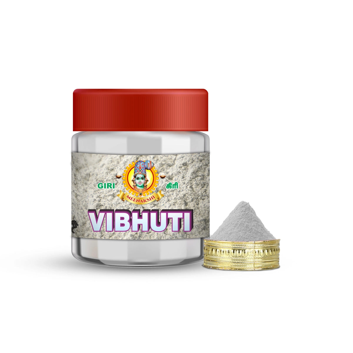 Giri Javadhu Vasanai Vibhuti | Thiruneeru | Scented Holy Ash | Viboothi | Bhasma for Pooja 50 gram Bottle view 2