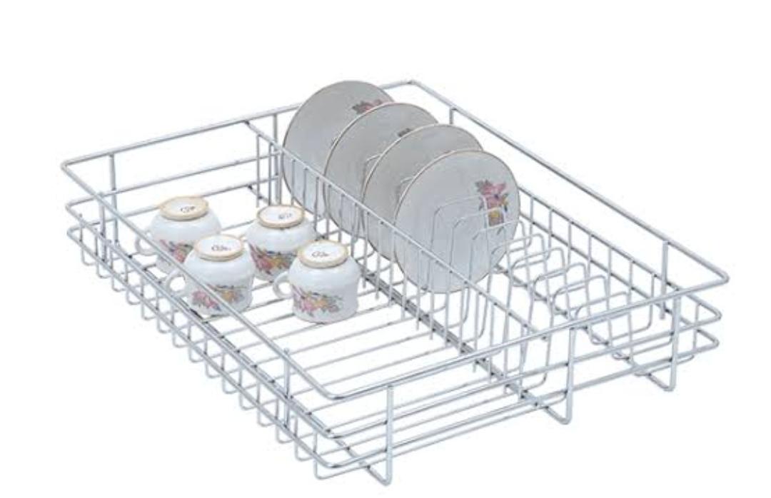 Adison Modular Kitchen Drawers Basket Pack Of 1 Stainless Steel view 2
