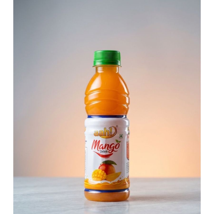 Aah! Mango Drink - 250 mL - 24 plastic bottle view 2