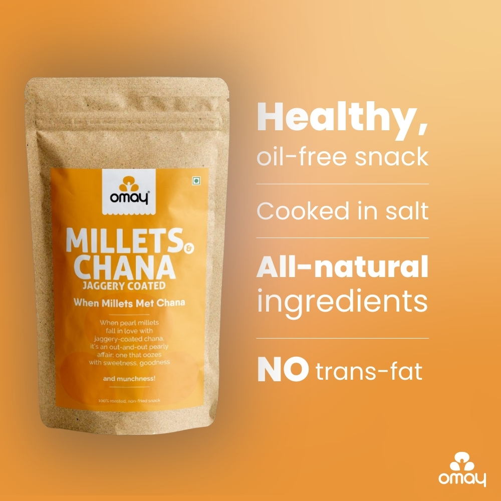 Omay Foods Millets & Chana, 200 gm Pouch (Pack of 2) view 2