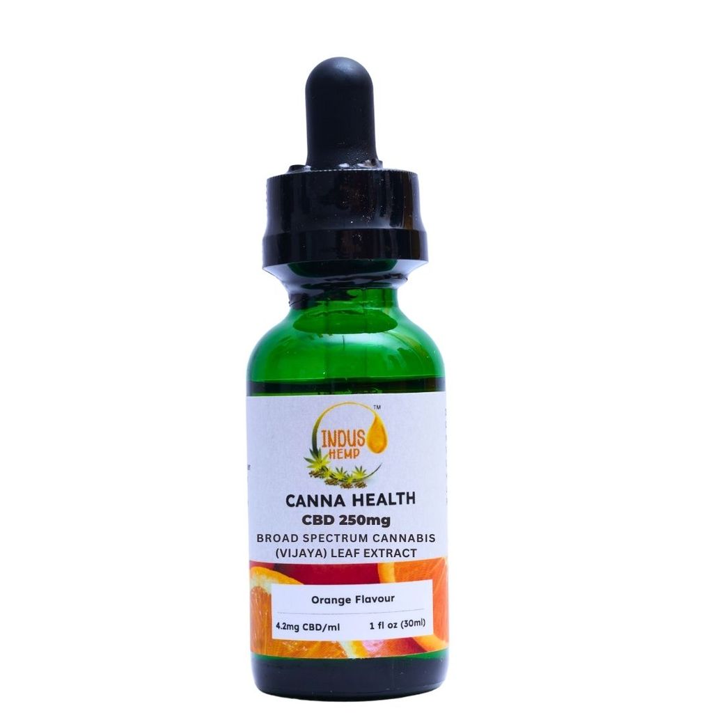 INDUS HEMP CANNA HEALTH CBD 250 MG - ORANGE FLAVOUR view 2