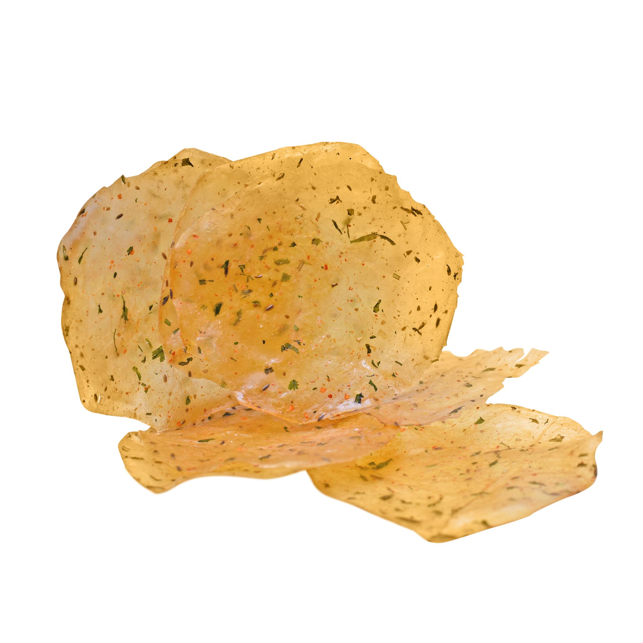 Aloo Papad/Potato Papad Ready to Fry/Potato Papad/Traditional Spicy and Tasty Papad view 2