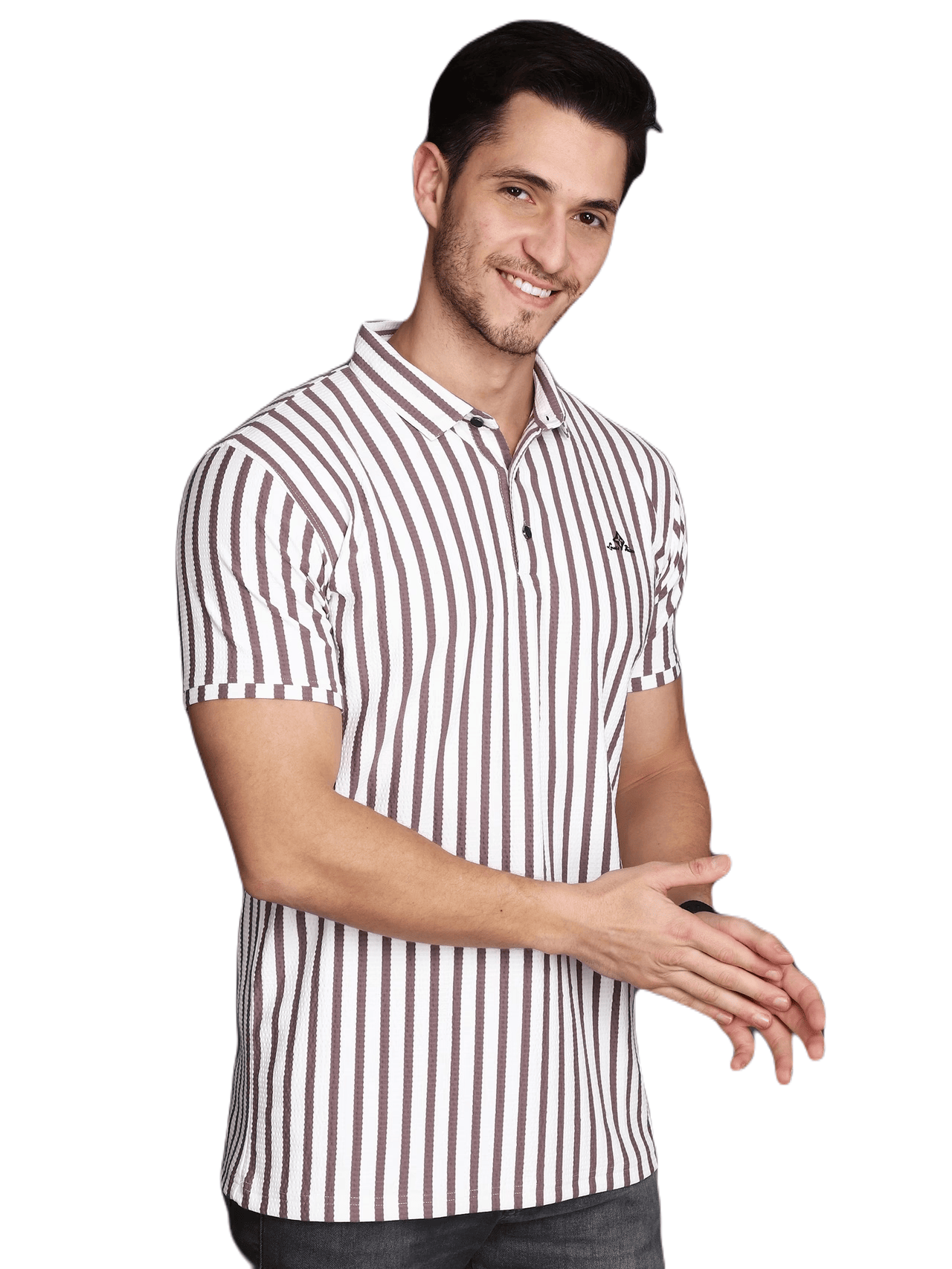 Albion Mens Purple T-Shirt view 2