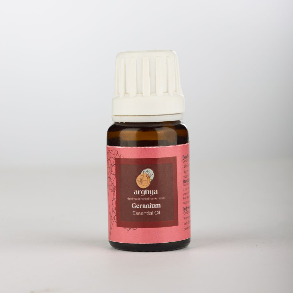 Arghya Geranium Essential Oil for Herbal Home Needs view 2