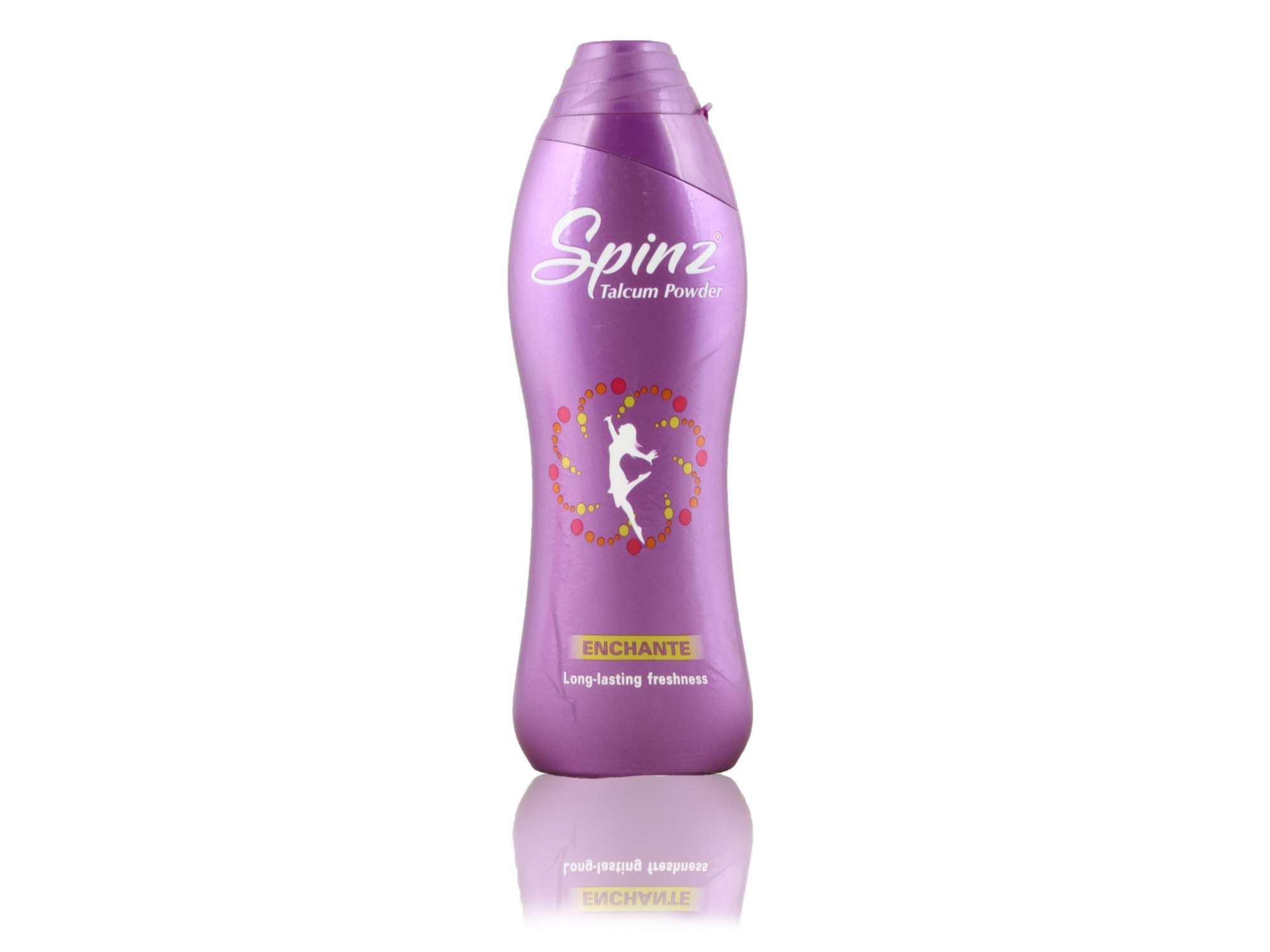 Spinz Enchante Talcum Powder, Long Lasting Fragrance & Freshness, 400g