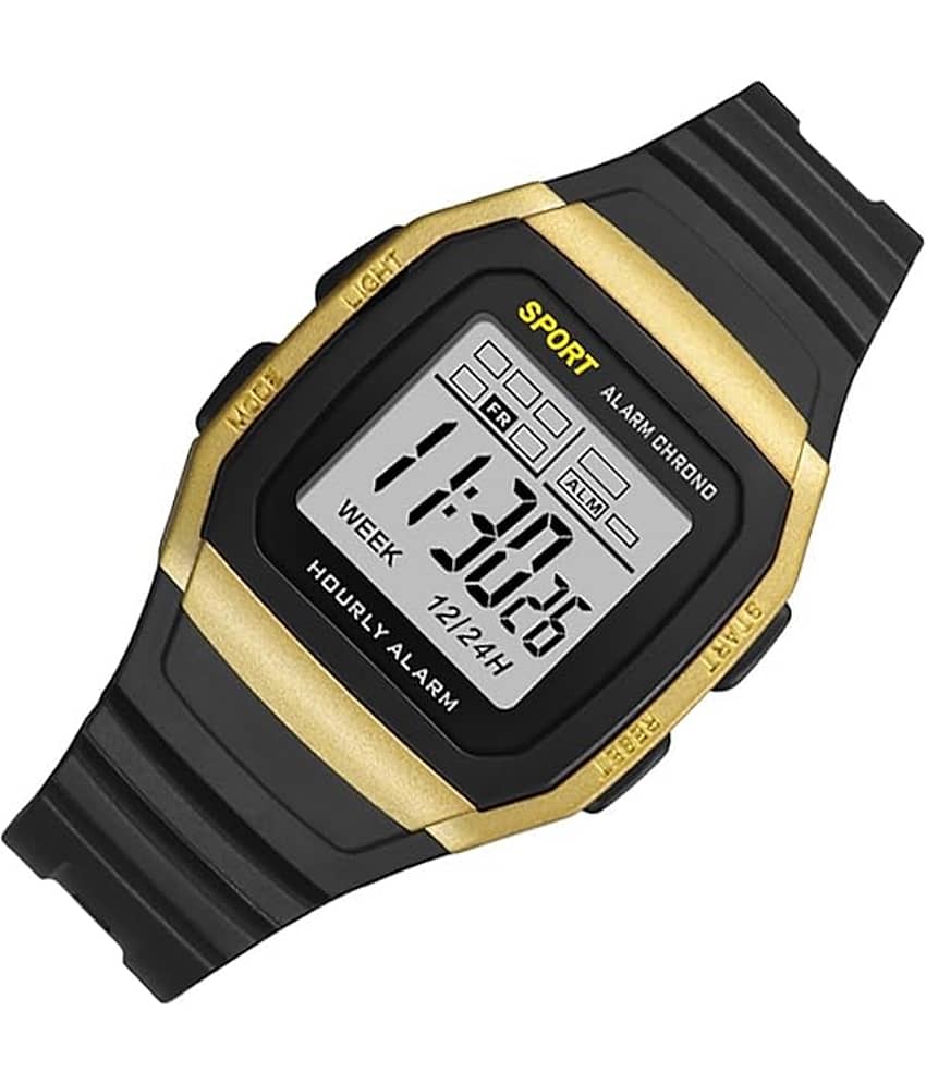 Svats Black Plastic Digital Men's Watch view 2
