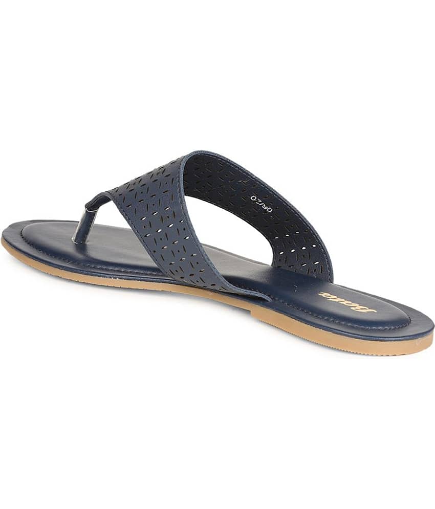Bata Blue Women's Flats view 2