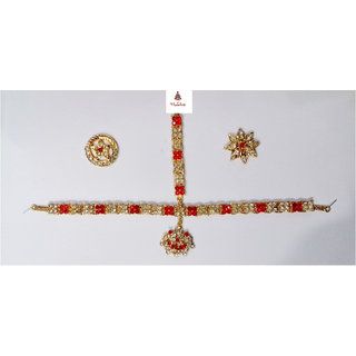Mathapatti Bharatanatyam With Sun And Moon Immitation Fashion Jewellery